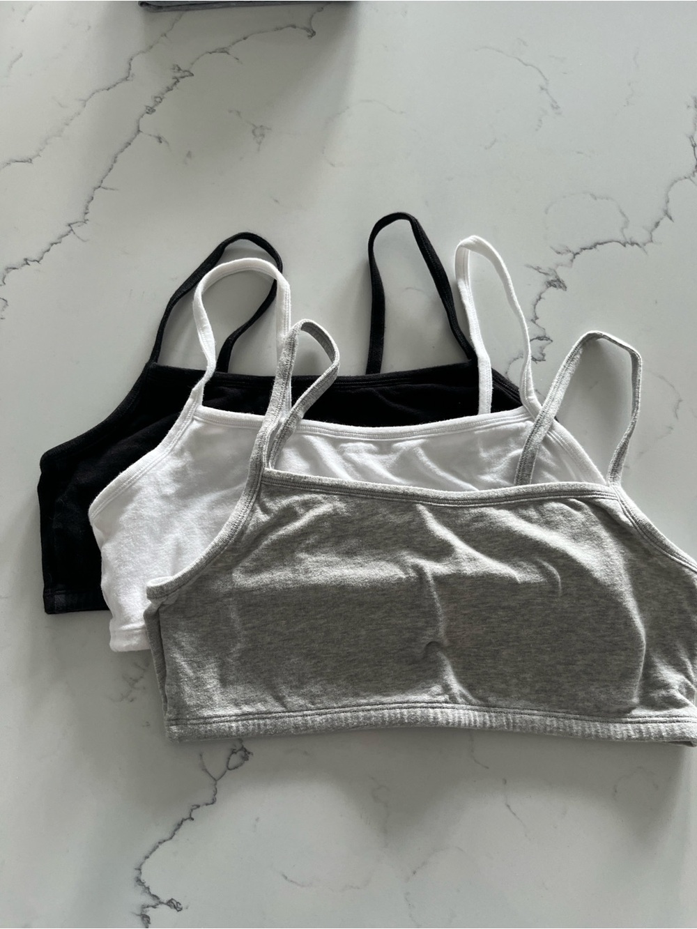 Fruit of the Loom Cotton Bralette Set of Three